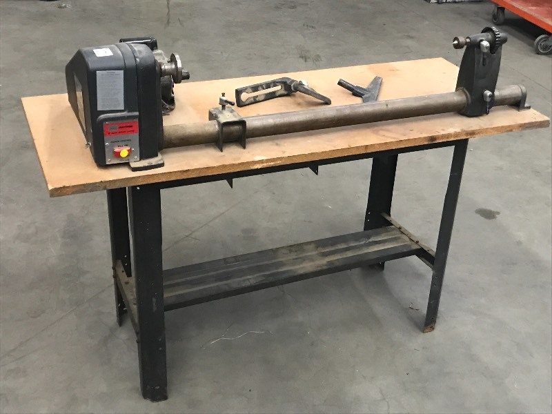 lot 57 image: Craftsman 12 Wood Lathe Set, 110Vo...