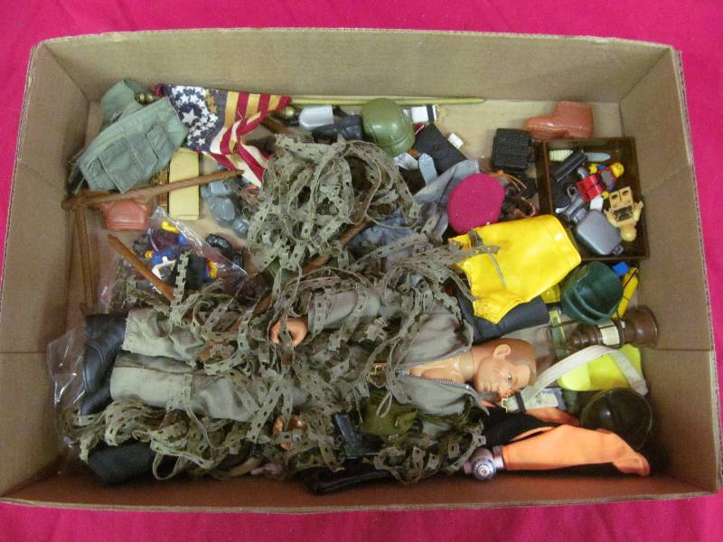 lot 72 image: G I Joes Doll, Clothes