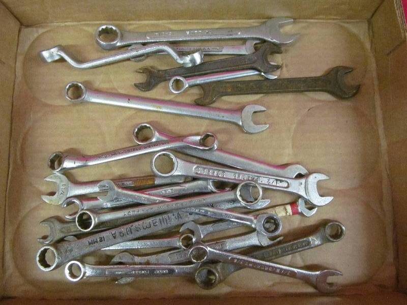 lot 121 image: hand wrenches