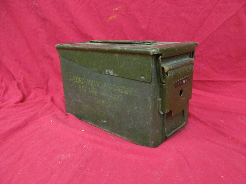 lot 124 image: Military ammo can