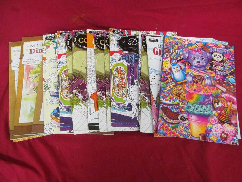 lot 164 image: coloring books, activity books