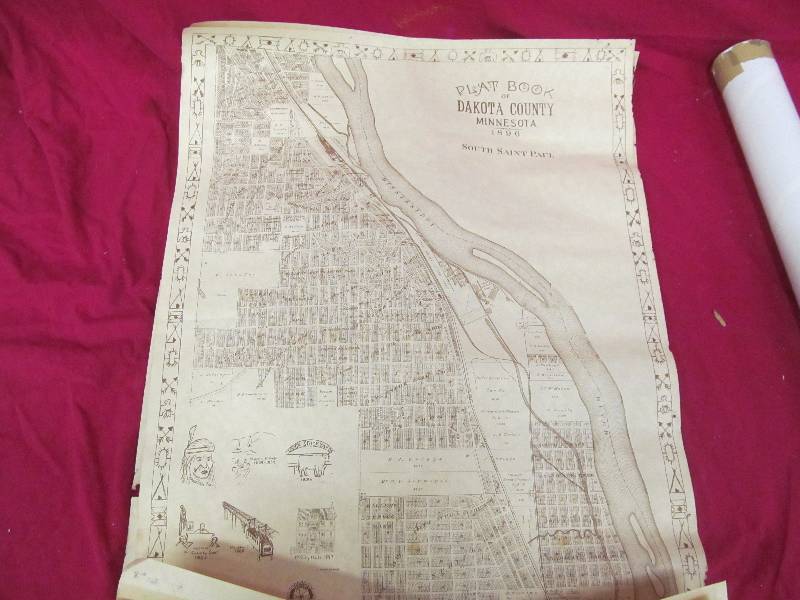 lot 168 image: Dakota county plat book 1896,maps , poster