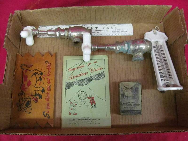 lot 189 image: book, sign, hangers