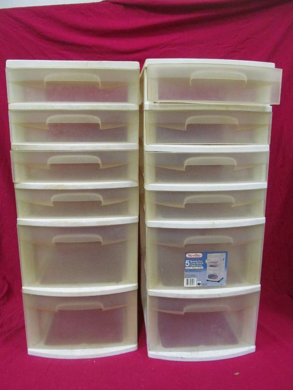 lot 207 image: 2 sterile storage drawer containers