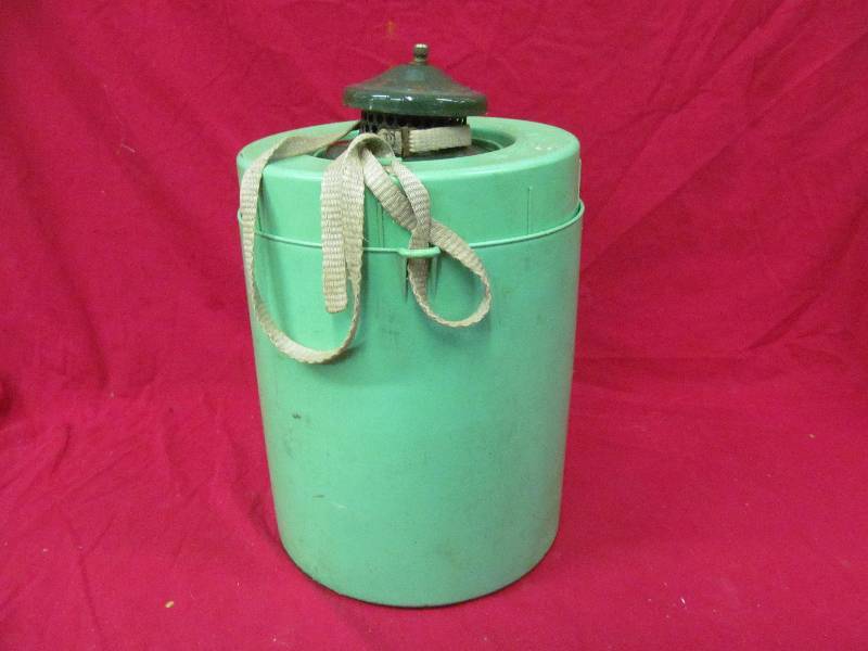 lot 221 image: vintage Coleman lantern