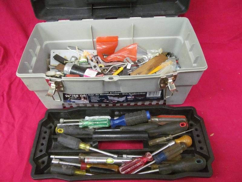 lot 236 image: tool box, tools