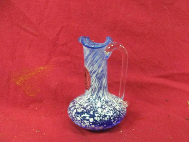 lot 240 image: Pilgrim hand blown pitcher