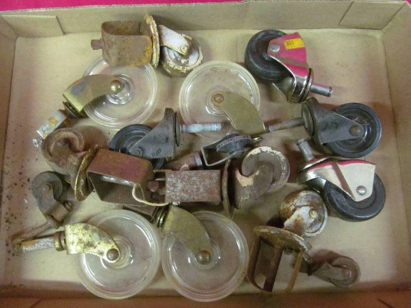 lot 249 image: vintage casters