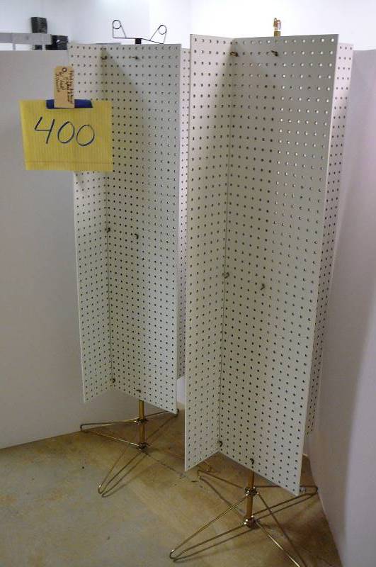 Rotating Peg Board 4 way Rack