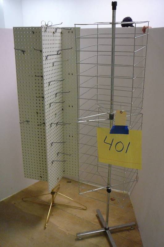 Rotating Peg Board 4 way Rack