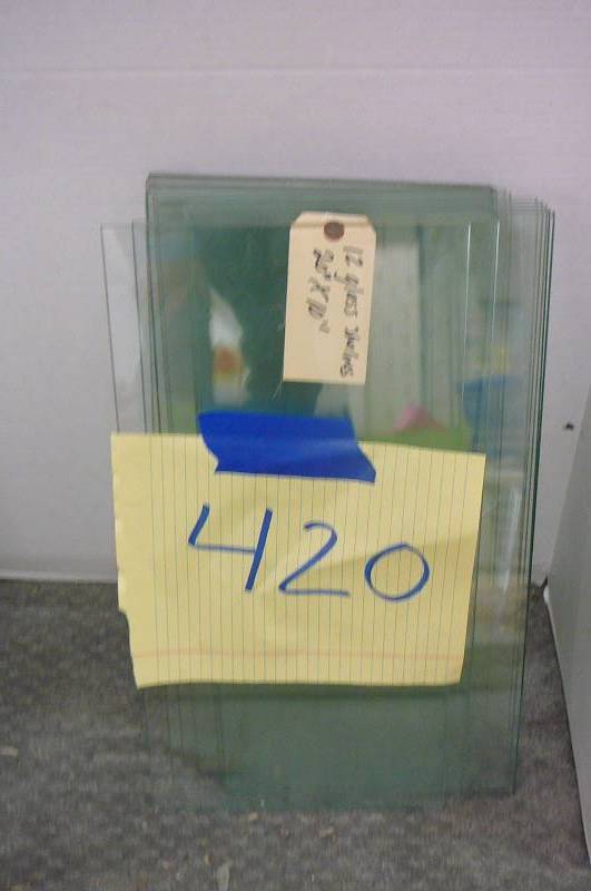 Glass shelving 12  20 X 10