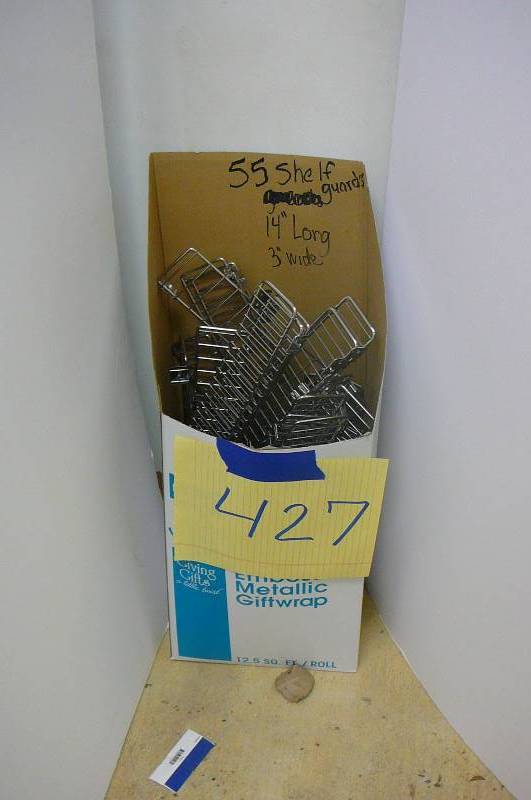 Shelf guards 55  14 long X 3 wide