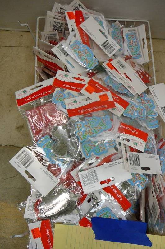 X-mas Gift tags with basket