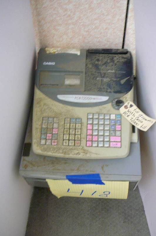 Casio electronic cash register PCRT2000 w/ 4 drawers Dollar District