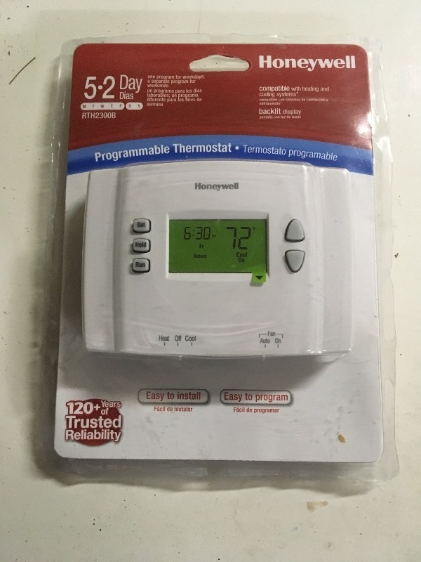 lot 37 image: Honeywell Programmable Thermostat
