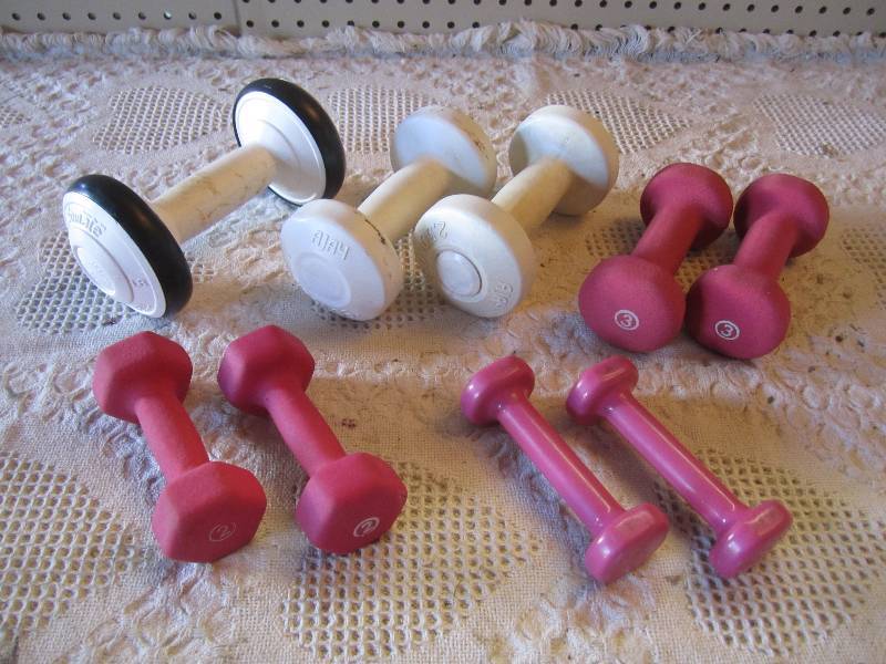 Lot of Misc Dumbbell Weights ...