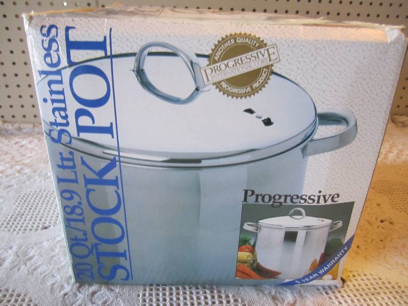 20 Quart Stainless Stock Pot In box...