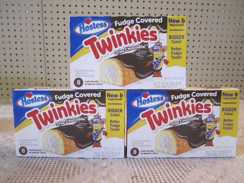 3 Boxes Hostess Fudge Covered Twink...