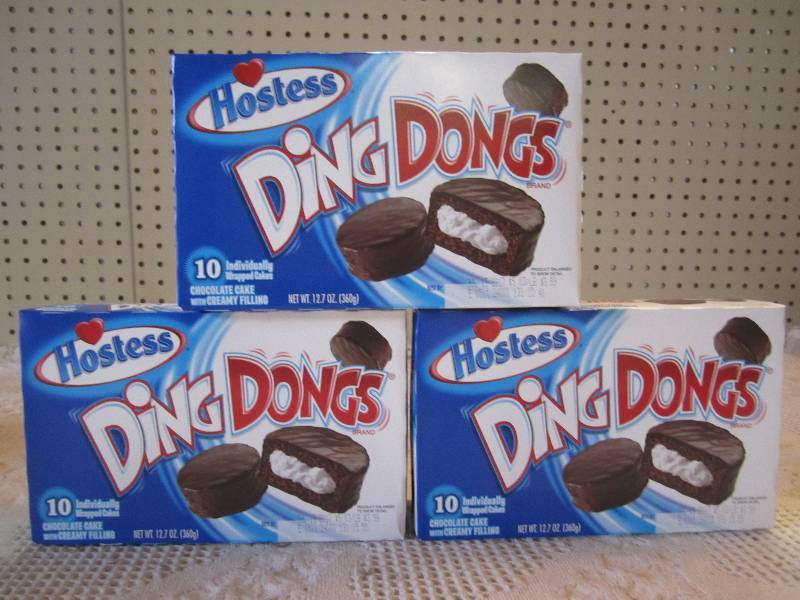3 Boxes Hostess Ding Dongs Best by ...