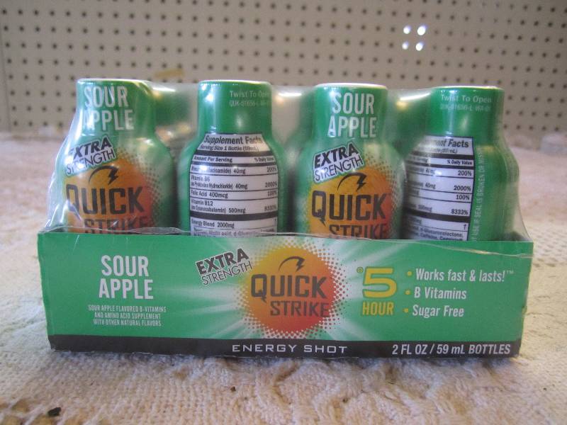 Pack of 12 Quick Strike 5 Hour Ener...