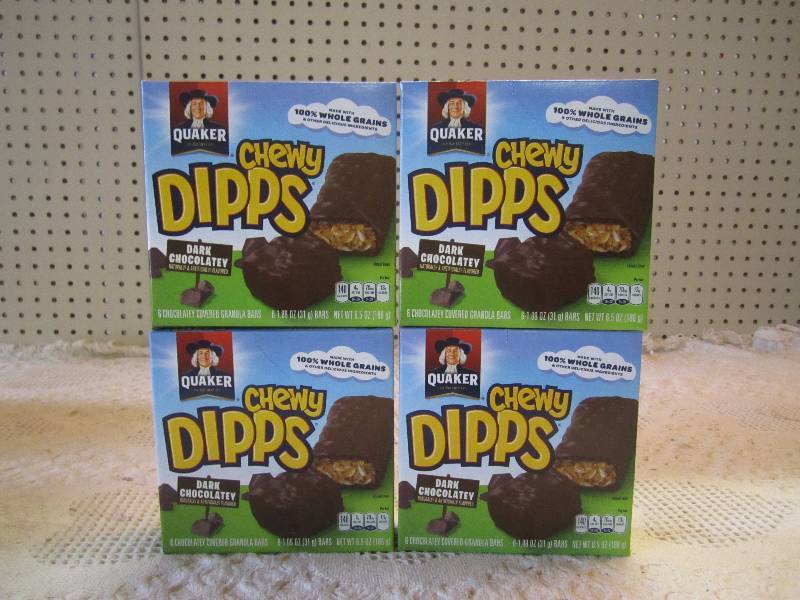 4 Boxes Chewy Dipps Dark Chocolate ...