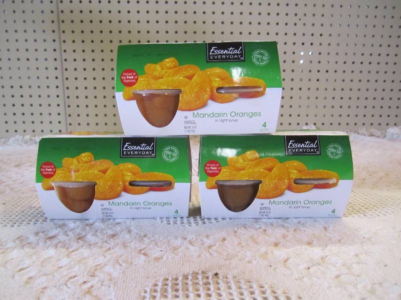 3 Packs of Mandarin Oranges Cups 4 ...