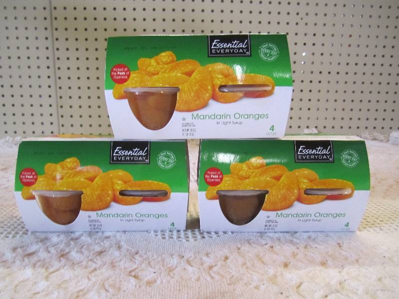 3 Packs of Mandarin Oranges Cups 4 ...