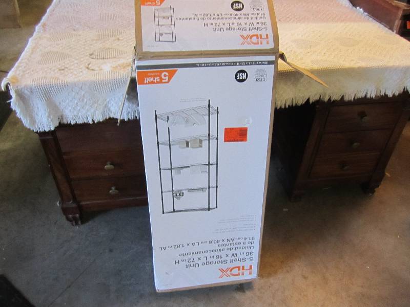 HDX 5-Shelf Storage Unit 16 x 36 ...