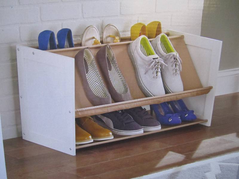 Closetmaid 9-Pair Multi Level Shoe ...