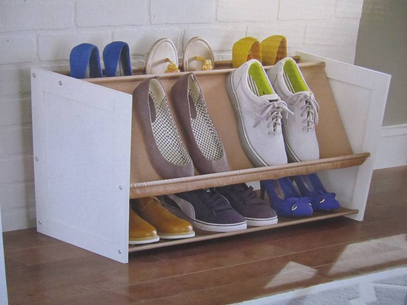Closetmaid 9-Pair Multi Level Shoe ...