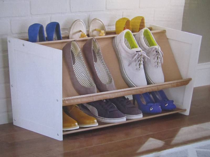Closetmaid 9-Pair Multi Level Shoe ...