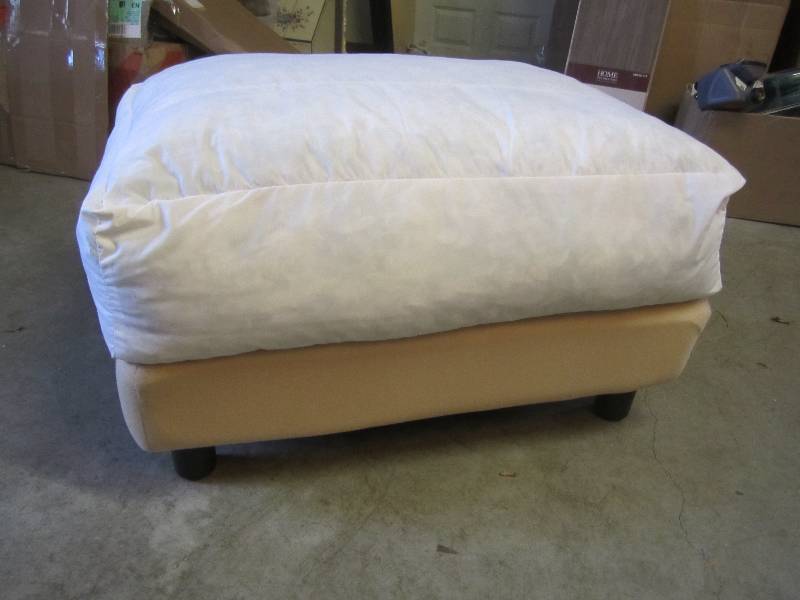 Down Topped Ottoman Approx. 32 x 2...