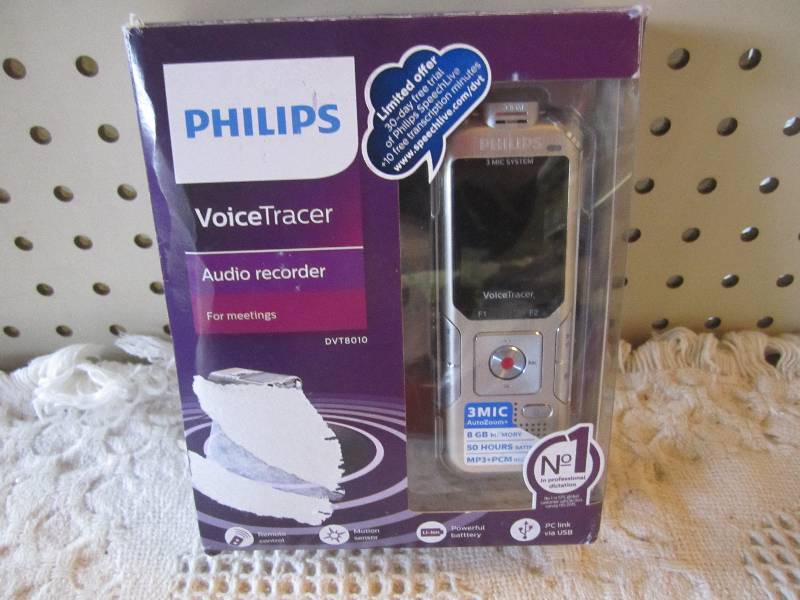 Philips Voice Tracer DVT8010 Audio ...