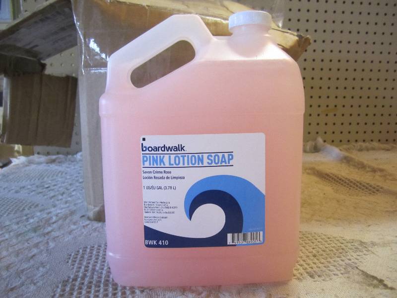 Lot of 3 - 1 Gallon Pink Lotion Soa...