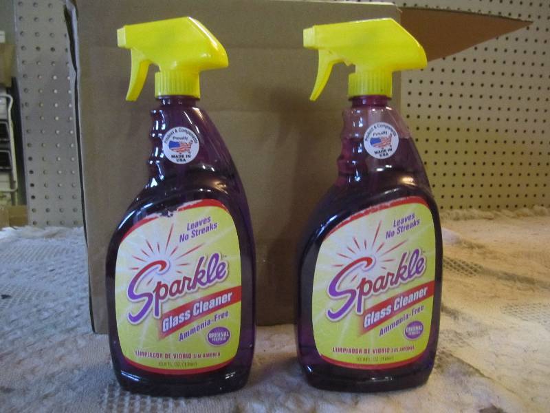 Lot of 10 Sparkle Glass Cleaner 1 l...