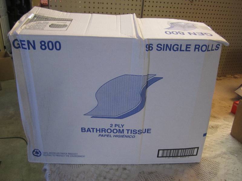 Case with 87 Single Rolls Bathroom ...