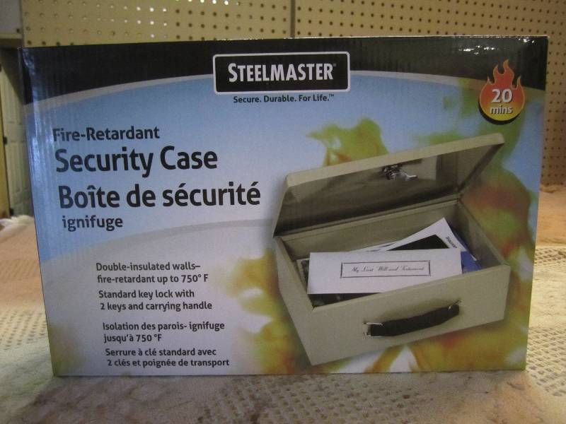 Fire-Retardant Security Case with L...