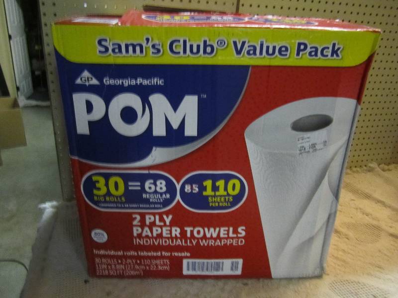 Case of 30 Rolls Paper Towels ...