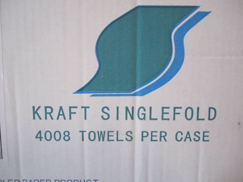 Case of 4008 Kraft Single Fold Towe...