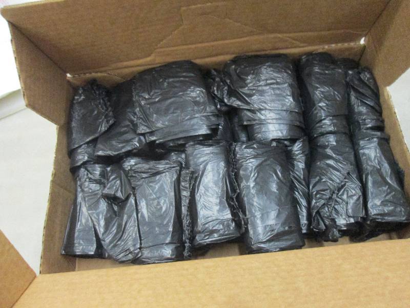 Box of Black Star Can Liners...