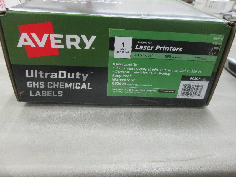 Avery GHS Chemical Label 60507 for ...