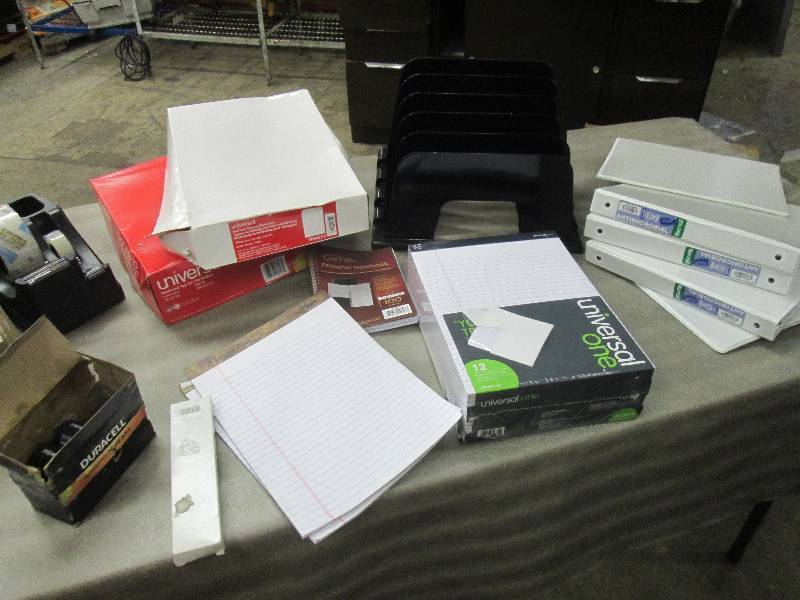 White Legal Pads, 5- 1 inch Anti-Mi...