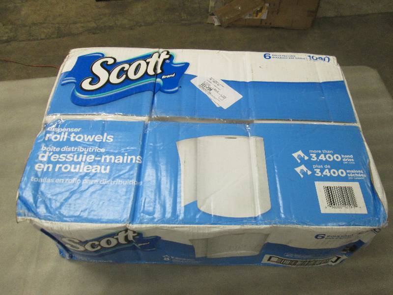 Case of Scott Hard Roll Towels 8 in...