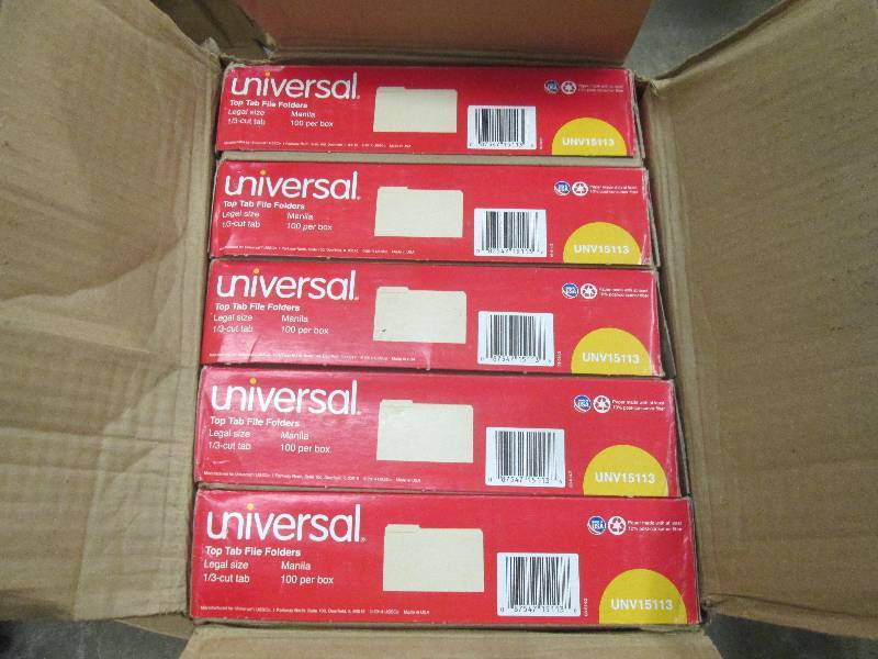 Case of 5 Boxes of 100 Universal 1 ...