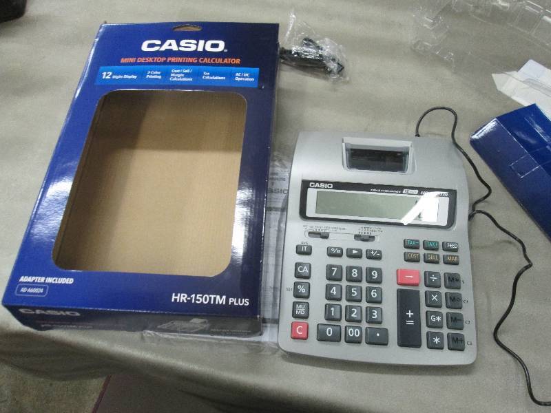 Casio HR-150TM printing Calculator ...