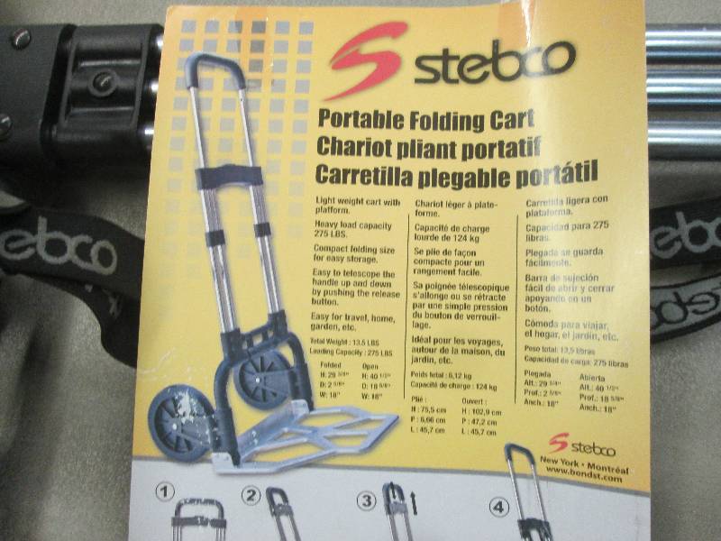 Stebco Portable Slide-Flat Cart ope...