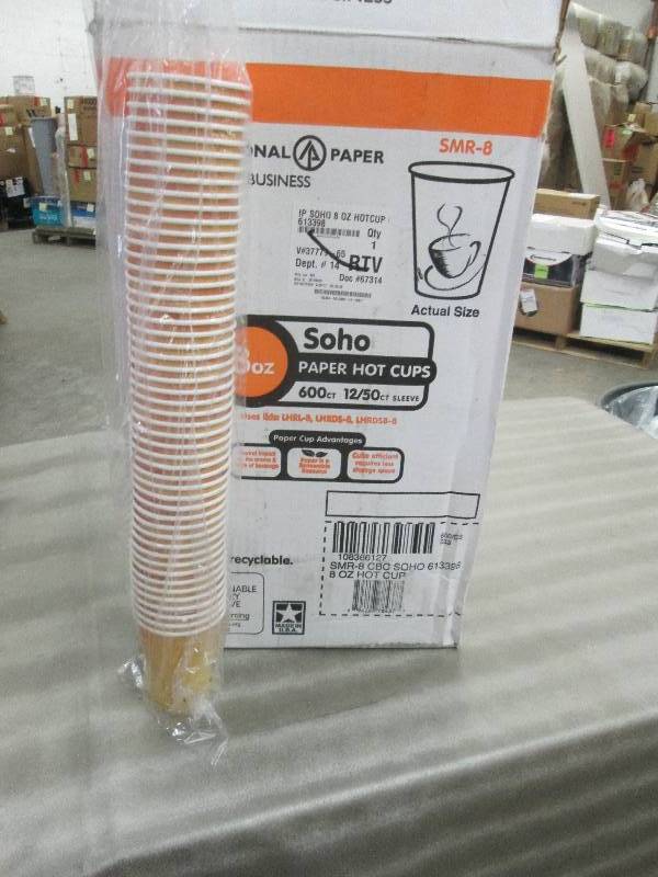 Case of 600 - 8 oz Soho Paper Hot C...