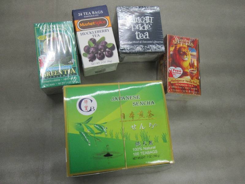 Lot of 5 Assorted Teas...