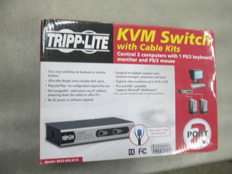Tripp Lite Desktop Slim with 2 KVM ...