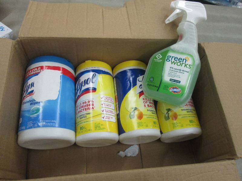 Lot of 3 Lysol Disinfecting Wipes, ...